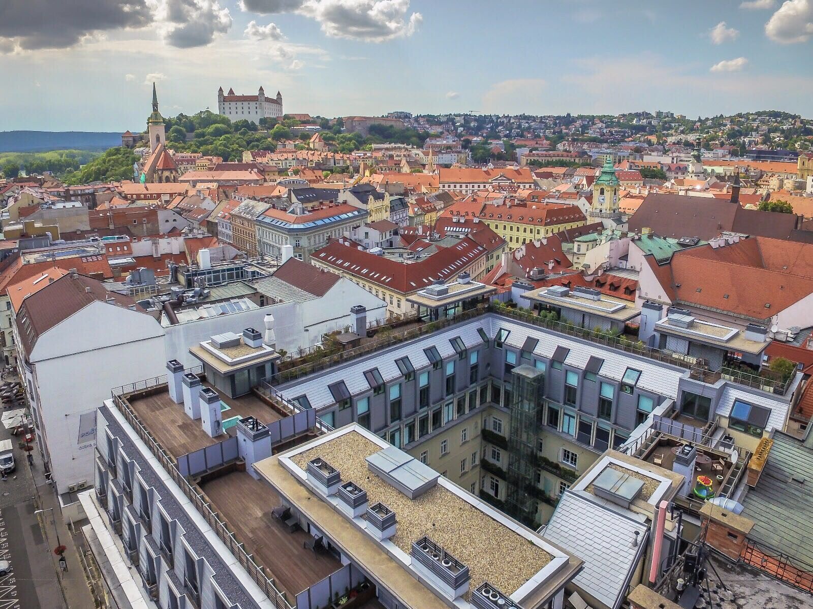 Výhľad na Bratislavský hrad